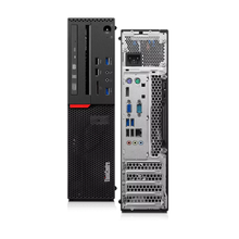 Lenovo ThinkCentre M700 small form factor desktop PC, front and back
