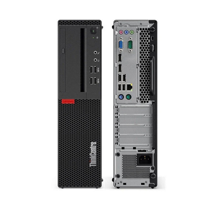Lenovo ThinkCentre M710s small form factor desktop PC, front and back