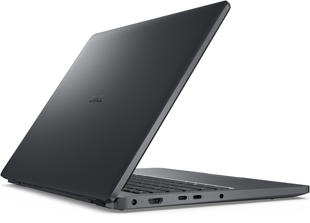 Dell Pro 14 PC14250 laptop, rear view