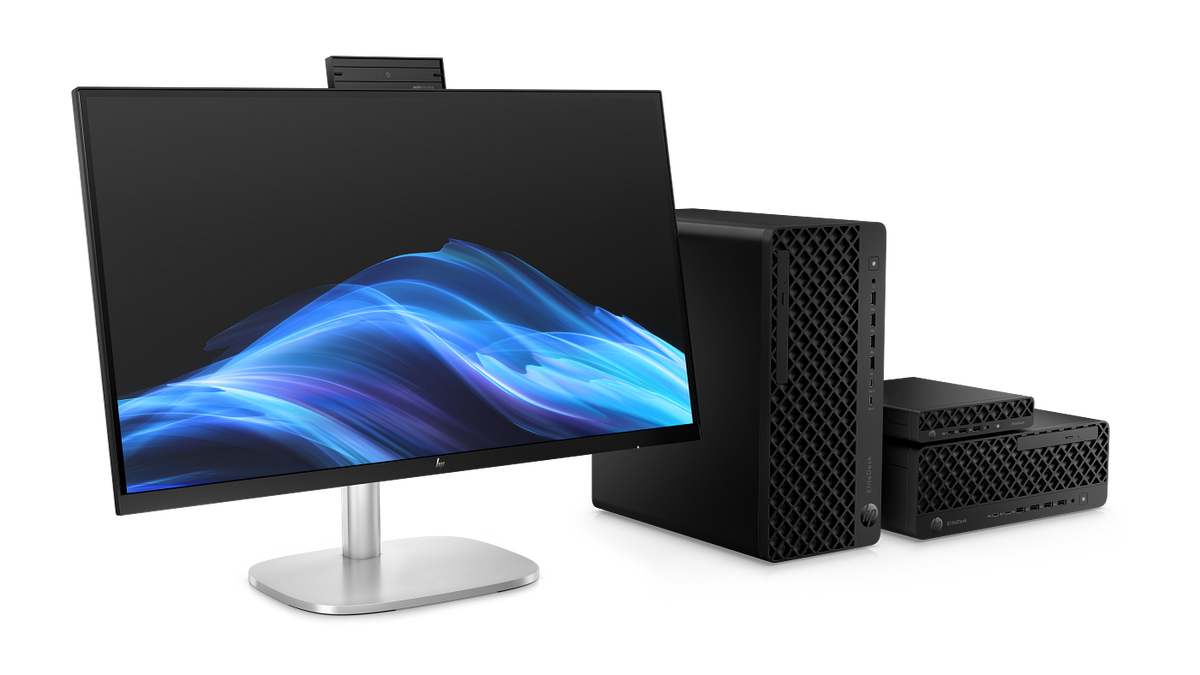 HP EliteDesk 8 Mini G1a desktop, rear ports