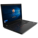Lenovo ThinkPad L15 Gen2 20X70053US 15" Laptop, AMD Ryzen 5 PRO-5650U, RAM 8 GB, 256 GB SSD, Windows 10 Pro 64 bit OS Installed U.S. English Black (Refurbished)
