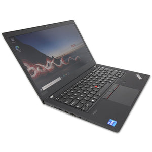 Lenovo ThinkPad T14 20W00027US 14" Laptop,  Intel Core i5-1145G7, RAM 8 GB, 256 GB SSD, Windows 10 Pro 64 bit OS Installed U.S. English Black (Refurbished)